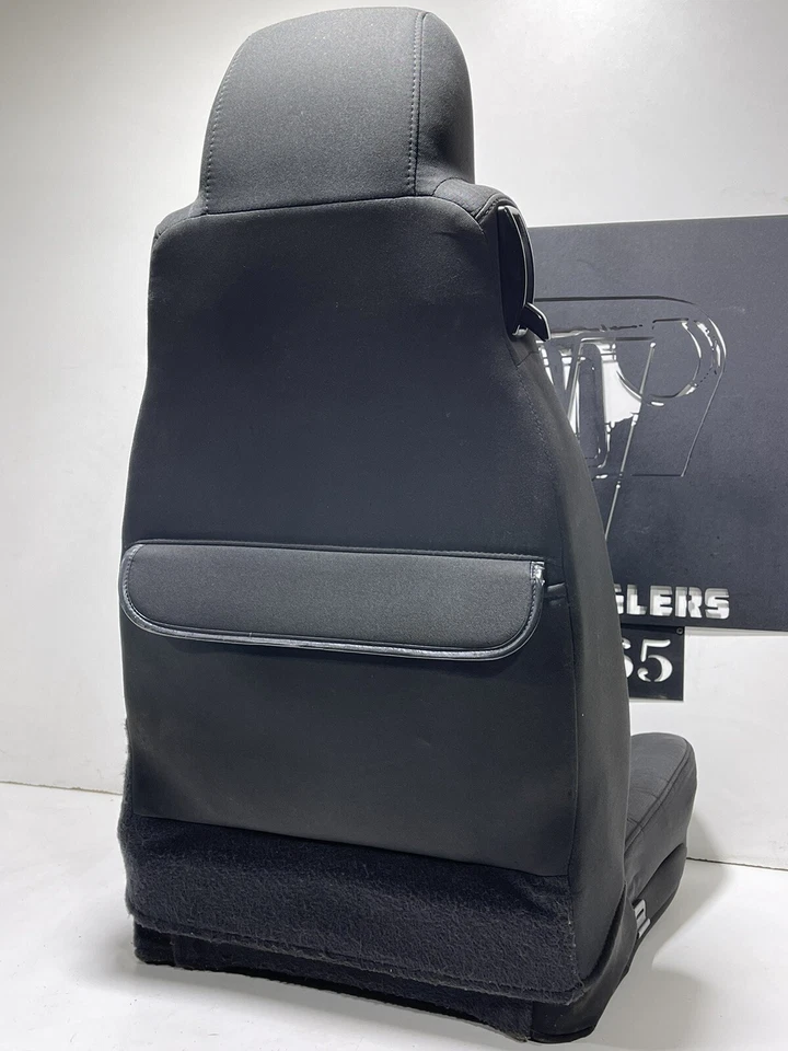 Jeep TJ Wrangler 2003-2006 fabricante de equipos originales negro gris pizarra Jeep tela pasajero delantero derecho Foto 2 de 4