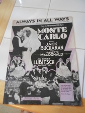 always in all ways sheet music/monte carlo-1930-famous music