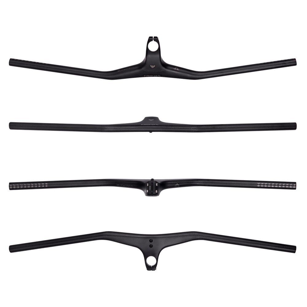 Carbon MTB Handlebar Integrated -17° Stem XC 1-1/8