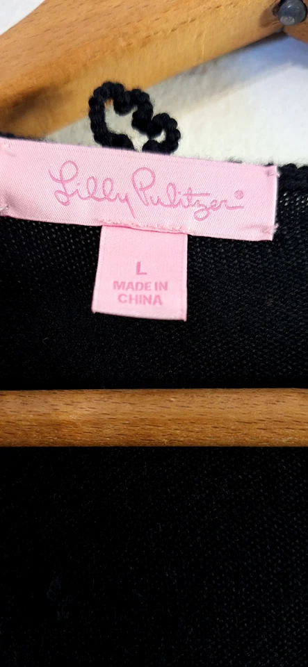 Vestido Suéter Lilly Pulitzer Talla Grande Lana Clásico Oficina Carrera Madura Atemporal Foto 4 de 4