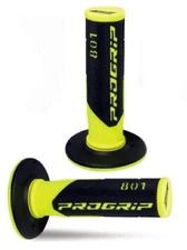 PRO GRIP 801 BLACK / FLUO YELLOW HANDLEBAR GRIPS YAMAHA YZ85 YZ125 YZ250 96 - 21