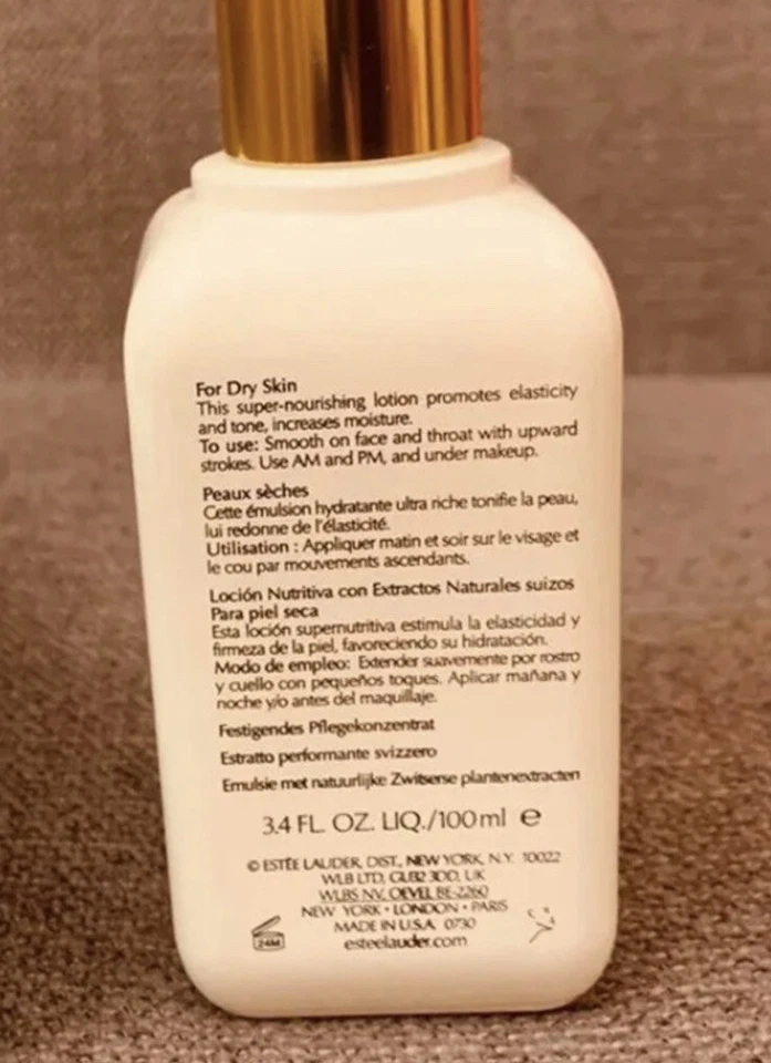 Extracto suizo Estee Lauder 3,4 oz/100 ml para piel seca/normal nuevo en caja Foto 2 de 3