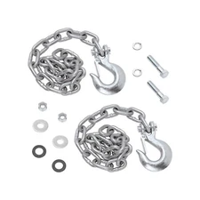 Reese Towpower 49151 Goose Box 20K Fifth Wheel Trailer Safety Chains, 20,000 ...