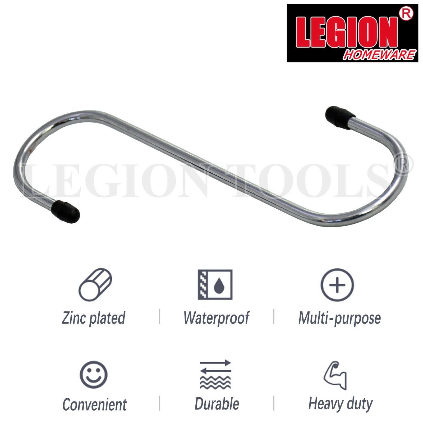 S Shape Hook & Rails Kitchen Bathroom Plant Pot Hanging SHook Hangers