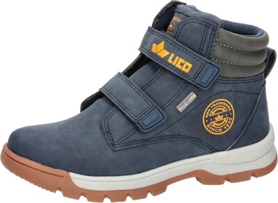 Lico Jungen Unisex Kinder Sloan VS Sneaker, Marine Lemon, 11 UK Kind.
