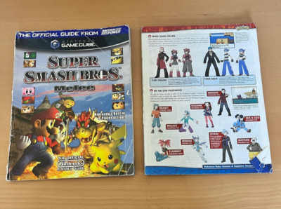 Missing Pages! Super Smash Melee Pokemon Ruby Sapphire Nintendo Strategy Guides