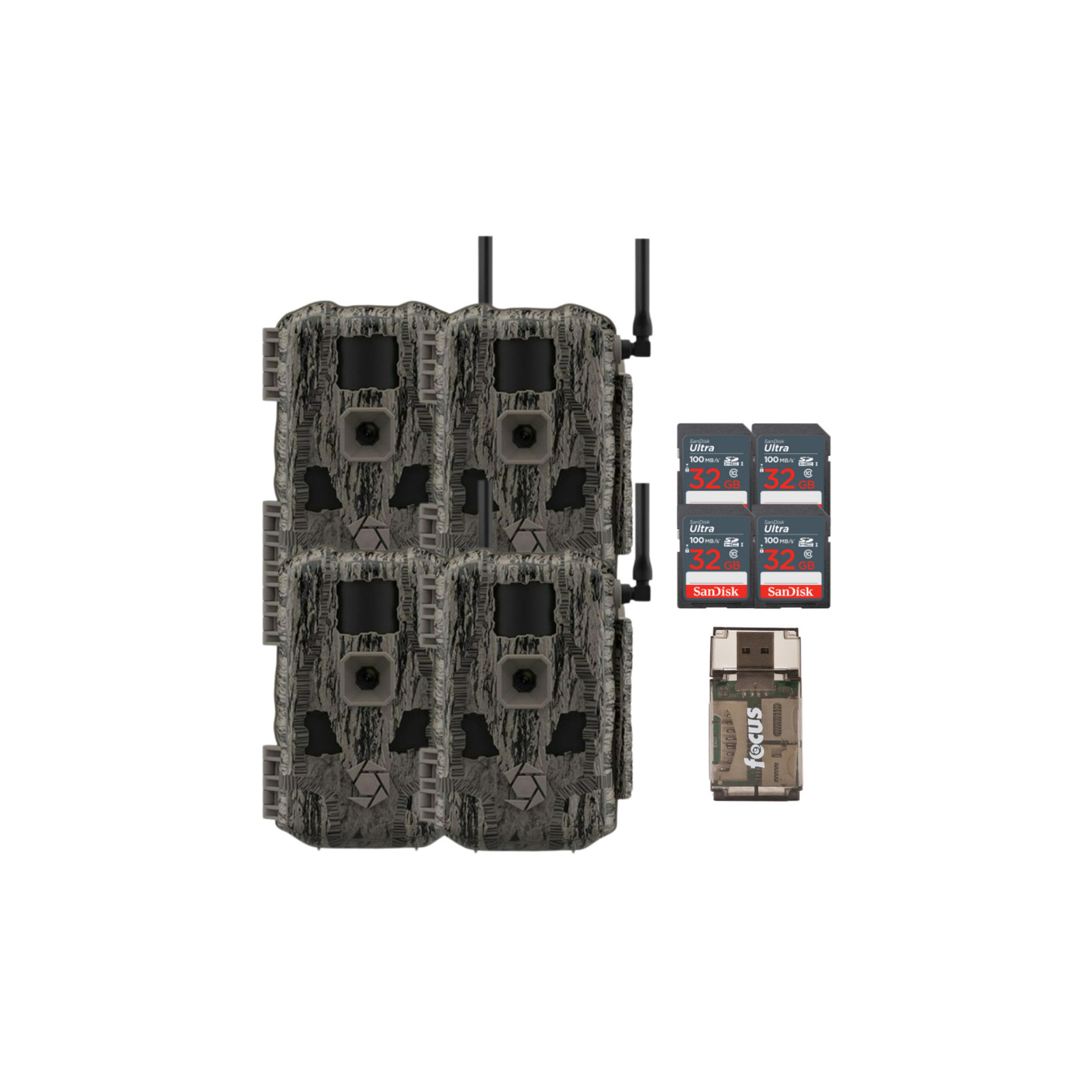 Stealth Cam Fusion MAX 2.0 36-Мегапиксельная сотовая беспроводная следящая камера (4 комплекта)
