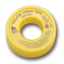 Gasoila Yellow PTFE Thread Seal Tape – Professional-Grade, 1/2 Inch x 260 Inch,