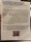 1863 Civil War Rhode Island Gave Johnny Reb All They Wanted Signed Document Rare