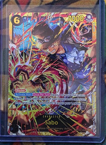 One Piece Card Game Sabo OP13-120 SEC Mint