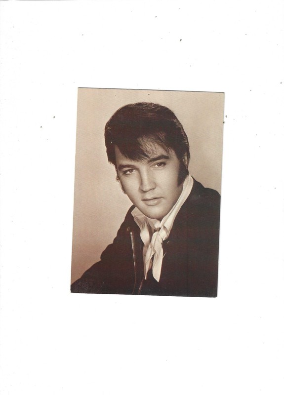 Oversized Young Elvis Presley Postcard - Unposted - NOTE PINHOLE AT TOP