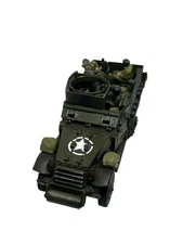 21st Century Toys Incomplete WW2 Half track With 2 Germans And 2 American Grunts