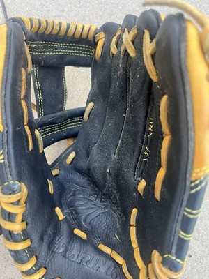 Gant De Baseball/softball DeMarini Diablo 14 - Droitier - Noir Et Jaune - Taille 14