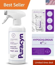 Hypochlorous Wound Care Solution - Puracyn Spray 16oz for Fast Healing