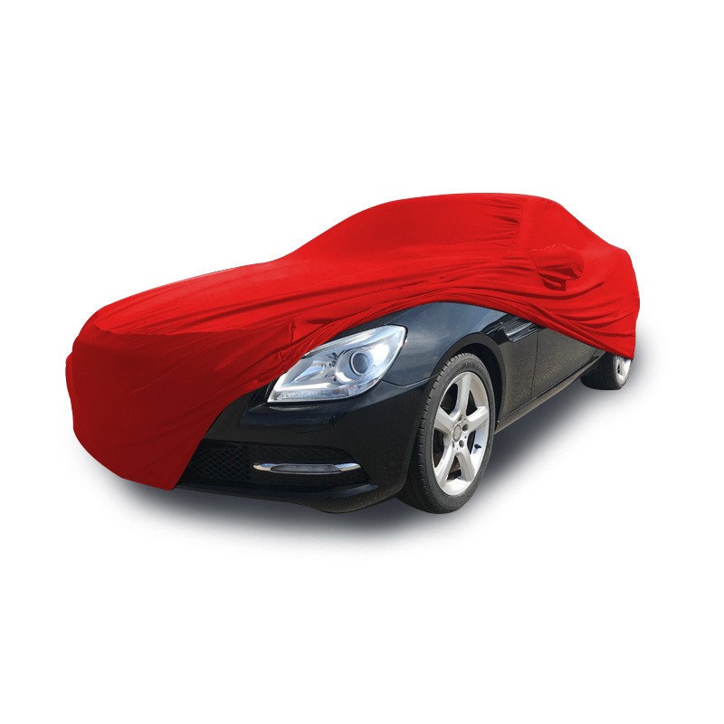 Housse de protection sur mesure Coverlux+ rouge pour Mercedes SLK R172 de 2011 à 2016