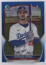 2023 Bowman Chrome Prospects Blue Refractor 119/150 Oswaldo Osorio #BCP-152 g1k