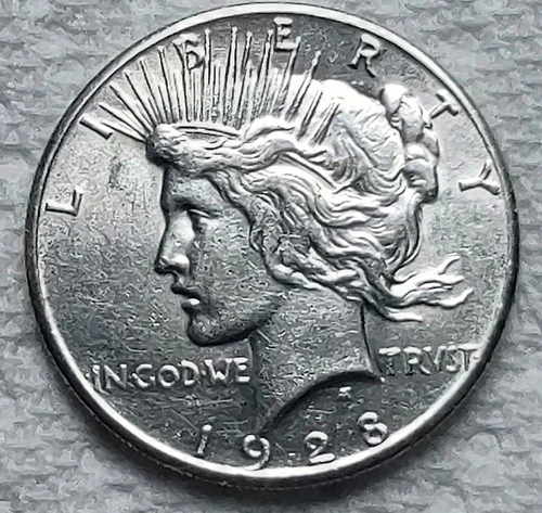 1928 Peace Dollar — photo from the most recent tracked eBay sale