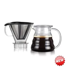 [Quick Completion] Bodum Melior 5c 20oz Pour Over Coffee Maker, BPA-Free, Dis...