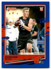 2020 Donruss #276 Harrison Bryant Press Proof Blue Cleveland Browns Rookie