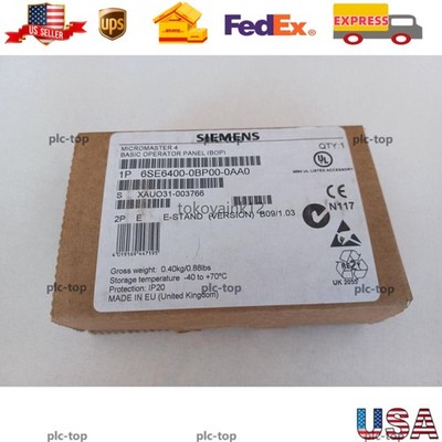 New Siemens 6SE6400-0BP00-0AA0 6SE6 400-0BP00-0AA0 BASIC OPERATOR PANEL