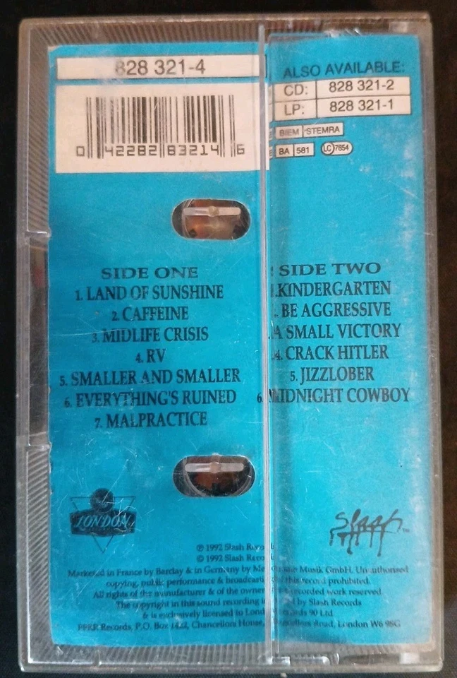 Faith No More - Angel Dust - Cassette (1992) Foto 3 de 4