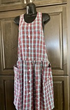 Compagnie International Limited Express Plaid/Tartan Sundress/Jumper Size 6