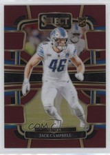 2023 Panini Select Concourse Maroon Prizm 72/149 Jack Campbell #33 4k8