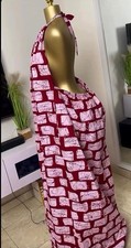 Ruby Mosaic Luxe Backless Bubu Maxi