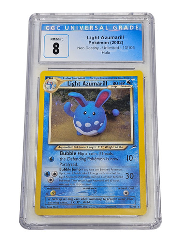 Light Azumarill (Unlimited) graded CGC 8 for sale on eBay