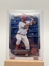 2025 Bowman Chrome JJ Weatherholt Mega Exclusive Mojo Refractor & Bowman Chrome