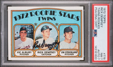 1972 Topps #778 Rick Dempsey Signed Rookie Card Autograph RC Auto PSA 7/7 Twins. rookie card picture