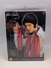 NEW Rubies The King of Rock and Roll Elvis Presley Scarves Costume Piece Red