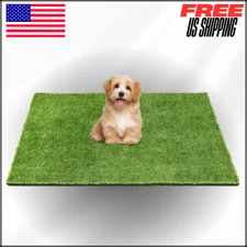 Fake Grass Mat 36" x 24", Premium Washable Artificial Turf Grass Rug for Patio