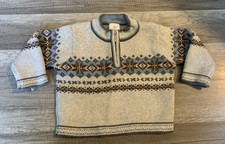 Hanna Andersson Fair Isle knit Sweater size 70 6-12 mo baby boy