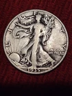 1935-D Walking Liberty Half Dollar Fine/VF Folds of Dress Visible