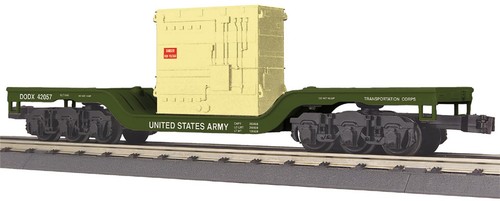 MTH 30-76932 EJÉRCITO DE EE. UU. CENTRO DEPRIMIDO CARRIL PLANO CALIBRE 3 RIELES RD#42057 | Zustand: New