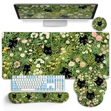 LIMKRIAN Cat Ergonomic Mouse Pad with Extended XX-Large, Xxl-funny Set-4