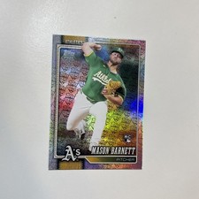 2026 Topps Series 1 Mason Barnett 30 /75 RC SP #273 75 Years of Topps Athletics