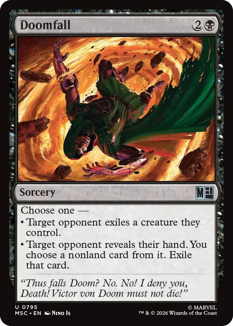 Doomfall #795 (NM) Commander: Marvel Super Heroes (MSC) MTG