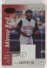 2002 Leaf Certified Mirror Red Materials 86/150 Ken Griffey Jr #145 HOF 00kj