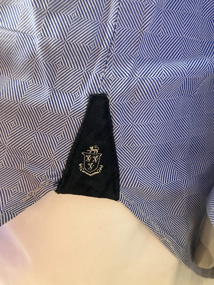 Camisa de vestir Robert Talbott para hombre hecha en Estados Unidos Foto 2 de 4