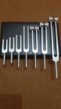 Aluminum 7PCS Tuning Fork Set Meditation Sound Therapy Chakara Music