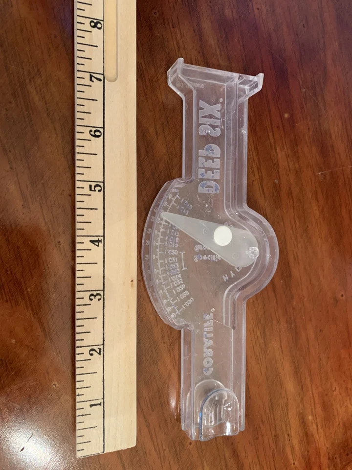 Saltwater Aquarium Water Density Meter. Deep Six Specific Gravity Hydrometer - Image 2 of 4