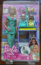 Barbie You Can Be Anything Baby Doctor Pedatrician 2023 Doll and Playset
