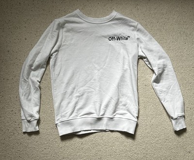 OFF White Pullover mit Druck Gr. S Top Zustand 100% Baumwolle Unisex