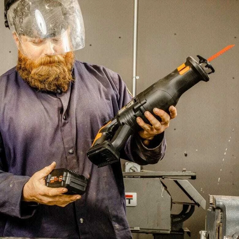 Sierra recíproca inalámbrica WX516L WORX Nitro 20V Power Share con motor sin escobillas Foto 3 de 4