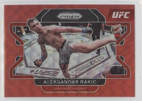 Lot De Cartes Panini Aleksandar Rakic UFC - Prizm Gold, Patch Auto, Collection MMA