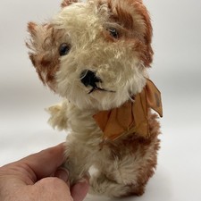 Steiff Large Vintage Mohair Molly Dog 6 Tall