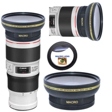 ULTRA WIDE ANGLE MACRO HD 16K LENS FOR  Canon EF 70-200mm f/4L IS II USM Lens