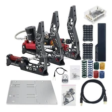 SIM Pedals PC Direct Drive 3-Pedal Long Throttle 200KG Sensor for Simagic Alpha